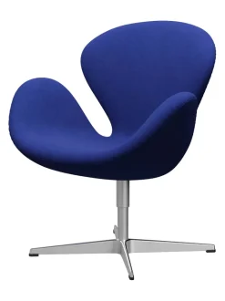 Fritz Hansen Lænestole<3320 Svanen i stof (prisgruppe 2) af Arne Jacobsen
