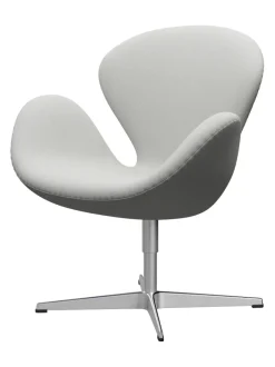 Fritz Hansen Lænestole<3320 Svanen i stof (prisgruppe 2) af Arne Jacobsen