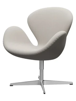 Fritz Hansen Lænestole<3320 Svanen i stof (prisgruppe 2) af Arne Jacobsen