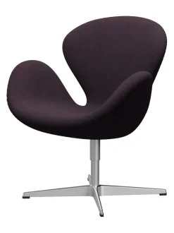Fritz Hansen Lænestole<3320 Svanen i stof (prisgruppe 1) af Arne Jacobsen