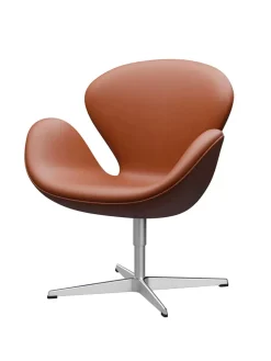 Fritz Hansen Lænestole<3320 Svanen i stof (prisgruppe 1) af Arne Jacobsen