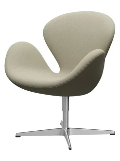 Fritz Hansen Lænestole<3320 Svanen i stof (prisgruppe 1) af Arne Jacobsen