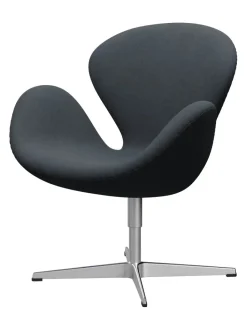 Fritz Hansen Lænestole<3320 Svanen i stof (prisgruppe 1) af Arne Jacobsen