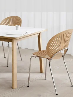 Fredericia Furniture Spisebordsstole<3398 Trinidad Stol, eg olie af Nanna Ditzel