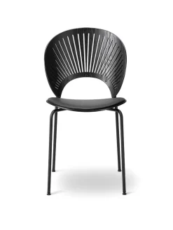 Fredericia Furniture Spisebordsstole<3396 Trinidad Stol, sort ask/omni 301 af Nanna Ditzel