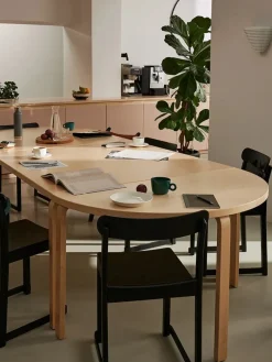 Artek Spiseborde<Aalto Table Half-Round fra