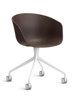 HAY Kontorstole<About a Chair AAC52 Forsidepolstret, hvid skal fra