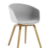 HAY Spisebordsstole<About a Chair AAC22 forsidepolstret, hvid skal fra