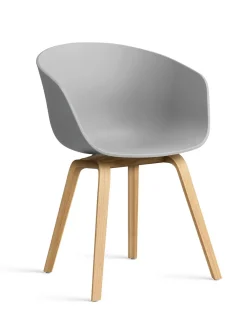 HAY Spisebordsstole<About a Chair AAC22 forsidepolstret, hvid skal fra