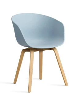 HAY Spisebordsstole<About a Chair AAC22 forsidepolstret, hvid skal fra