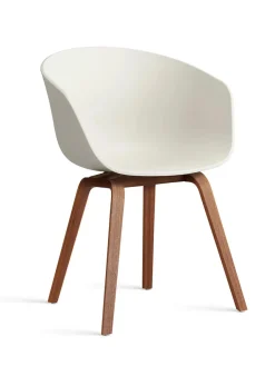 HAY Spisebordsstole<About a Chair AAC22 forsidepolstret, hvid skal fra