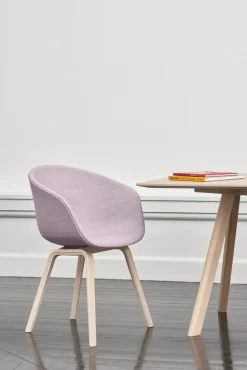 HAY Spisebordsstole<About a Chair AAC22 forsidepolstret, hvid skal fra