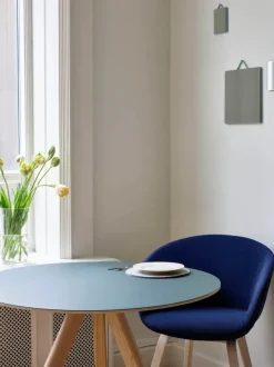 HAY Spisebordsstole<About a Chair AAC22 forsidepolstret, hvid skal fra