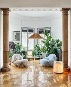 GUBI Sofaborde<Adnet Coffee Table Ø100 cm, cream fra