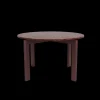 Fritz Hansen Spiseborde<After Dining Table Ø120, Marble Burgundy fra