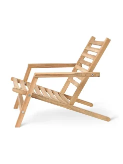 Carl Hansen & Søn Udendørs Loungemøbler|Solvogne/Liggestole<AH603 Outdoor Dækstol fra