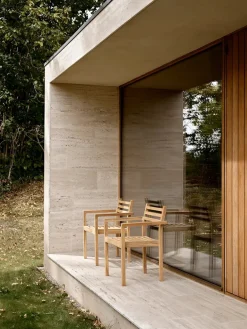 Carl Hansen & Søn Havestole<AH502 Outdoor Spisebordsstol fra