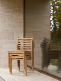 Carl Hansen & Søn Havestole<AH501 Outdoor Spisebordsstol fra