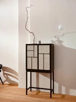 Design House Stockholm Skænke<Air Cabinet, oak/cane fra
