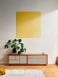 Design House Stockholm Tv-Borde|Skænke<Air Sideboard Low, oak/cane fra