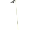 Louis Poulsen Gulvlamper|Spots<AJ Floor Lamp, grey/brass af Arne Jacobsen
