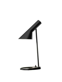 Louis Poulsen Spots<AJ Mini Table Lamp, grey/brass af Arne Jacobsen