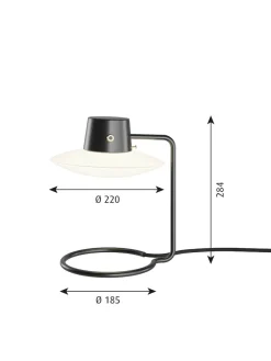 Louis Poulsen Spots<AJ Oxford 410 Bordlampe på pind fra