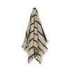 Ferm Living Badeværelsestekstiler<Alee Hand Towel, sand/black fra