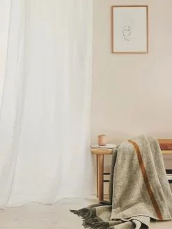 Silkeborg Uldspinderi Gaver Til Ham|Puder Og Plaider<Alrø Plaid, grey navy fra