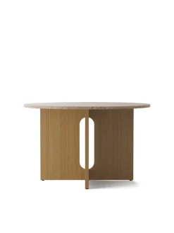 Audo Copenhagen Spiseborde<Androgyne Dining Table Ø120 natural oak, sand sten fra