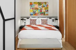 Editions Serge Mouille Spots<Antony Small Wall Bedside Lamp af Serge Mouille