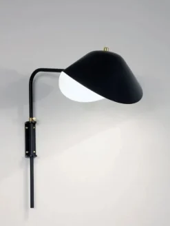 Editions Serge Mouille Spots<Antony Small Wall Bedside Lamp af Serge Mouille