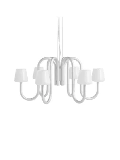 HAY Lysekroner|Spots<Apollo Chandelier 745, hvid opalglas fra