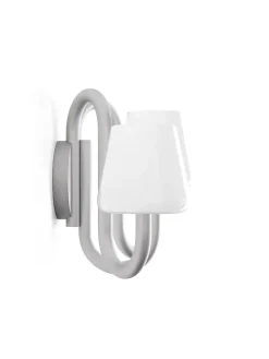HAY Væglamper|Spots<Apollo Wall Sconce, hvid opalglas fra