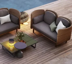 Cane-line Udendørs Loungemøbler<Arch 2-pers. Sofa m. lav arm/ryg fra