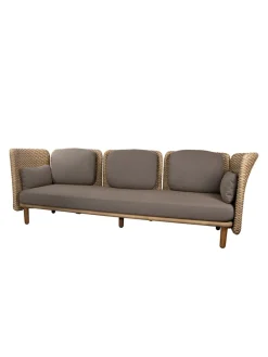 Cane-line Udendørs Loungemøbler<Arch 3-pers. Sofa m. lav arm/ryg fra
