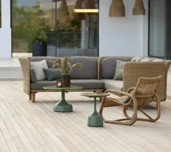 Cane-line Udendørs Loungemøbler<Arch 3-pers. Sofa m. lav arm/ryg fra