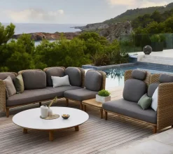 Cane-line Udendørs Loungemøbler<Arch 3-pers. Sofamodul fra