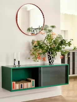 HAY Spejle<Arcs Mirror Round, red fra