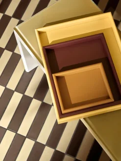 Montana Bakker<Arrange Trays TRSET1, amber/acacia fra