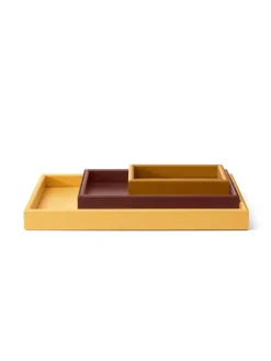 Montana Bakker<Arrange Trays TRSET1, amber/acacia fra