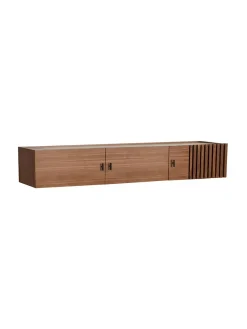 Woud Tv-Borde<Array Low Sideboard, wall-mounted fra