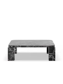 New Works Sofaborde<Atlas Sofabord 820x820, Costa Black Marble fra