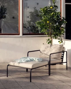 Houe Udendørs Loungemøbler|Havestole<Avon Ottoman fra