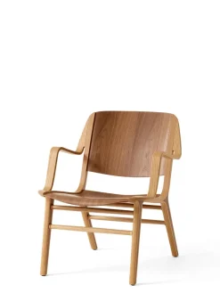 &Tradition Lænestole<AX HM11 Stol, eg/valnød fra