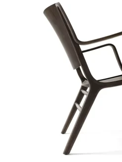 &Tradition Lænestole<AX HM11 Stol, mørkbejdset eg fra