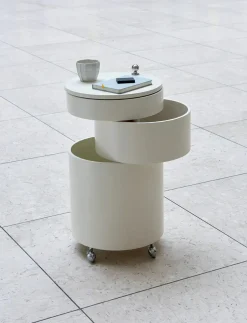 Verpan Sideborde Og Små Borde<Barboy Sidebord, hvid af Verner Panton