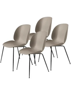 GUBI Spisebordsstole<Beetle Chair, conic base 4 stk. fra