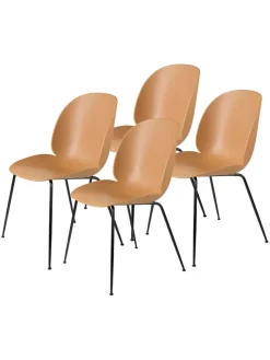 GUBI Spisebordsstole<Beetle Chair, conic base 4 stk. fra