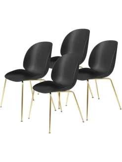 GUBI Spisebordsstole<Beetle Chair, conic base 4 stk. fra